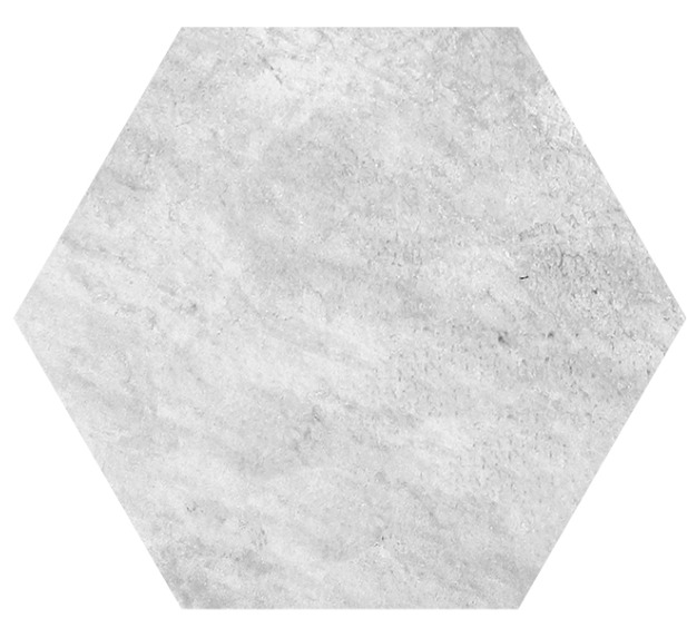 hexagon bianca